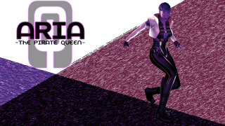 Woman black white running purple - character design free wallpaper