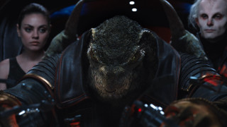 Costumed people monster table gathering - free dark wallpaper for desktop