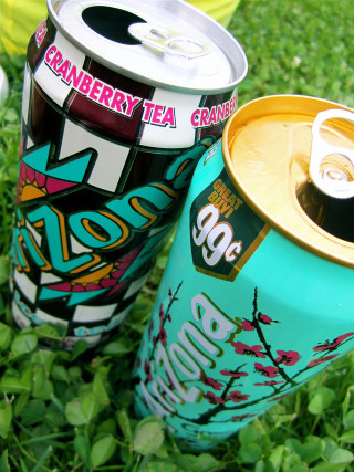 Tea cans grass soda lush - photorealistic imagery free wallpaper for mobile