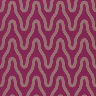 Pink brown pattern wavy lines - wavy free wallpaper