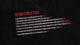 Black red wall quote godly - eve disher free wallpaper
