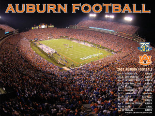 Football stadium night auburn fans - lot of people watching free wallpaper