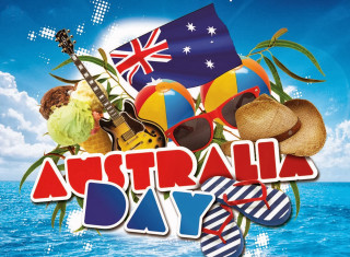 Australia day poster items flag - item free wallpaper