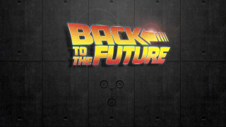 Black background back to the - retrofuturism free wallpaper