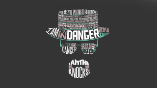 Hat words name tag danger - a name tag free wallpaper