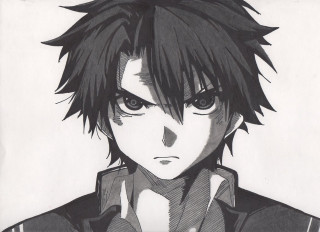 Man black hair black shirt 2 - a black shirt free wallpaper