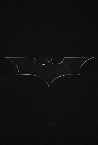 Batman symbol outline black background - daarken free wallpaper for mobile