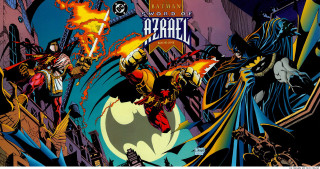 Batman batmangirl fight cartoon flames - alan davis free wallpaper