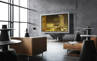 Living room large screen tv - uhd free wallpaper
