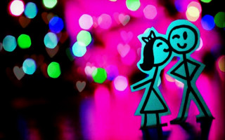 Paper cutout person heart colorful - bálint kiss free wallpaper