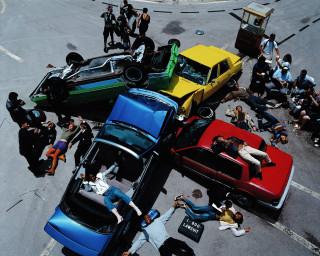 Group cars parking lot people - david lachapelle free wallpaper for desktop