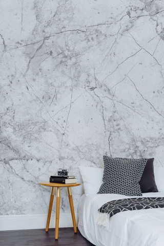 Marble wall bedroom table bed - concrete free wallpaper for mobile