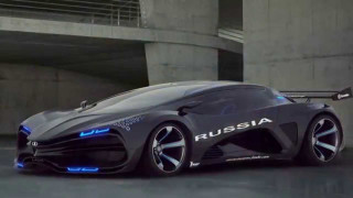 Futuristic car blue light wheels - body free wallpaper