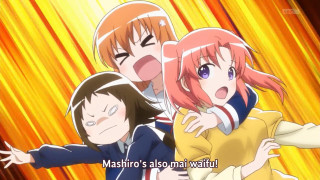 Anime characters arms out mouth - three anime character free wallpaper