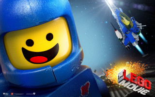 Lego movie character space art - a yellow face free wallpaper