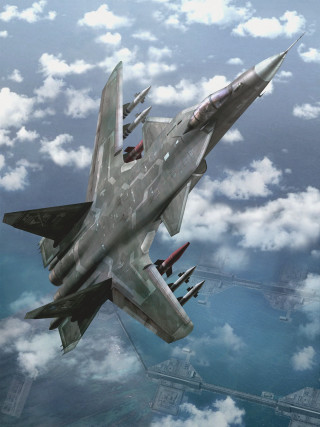 Fighter jet flying four jets - carl eugen keel free wallpaper for mobile
