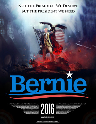 Bernie sanders presidential campaign poster - a flag free wallpaper for mobile