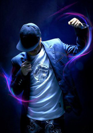 Blue fire energy ball clenched - white shirt free wallpaper for mobile