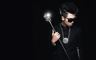 Man black suit sunglasses metal - rossdraw global illumination free wallpaper