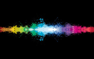 Colorful explosion black background white 2 - dan frazier free wallpaper