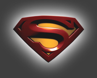 Superman logo gray yellow red - a superman logo free wallpaper