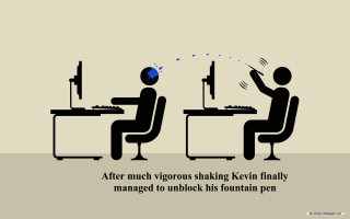 Man sitting desk computer kinetic - a man sitting free wallpaper