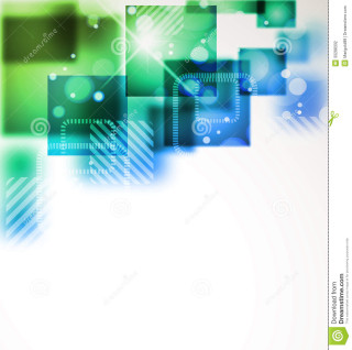 Green blue abstract background squares - geometric abstract art free wallpaper for tablet