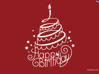 Birthday cake candle happy birthday - the word happy birthday free wallpaper