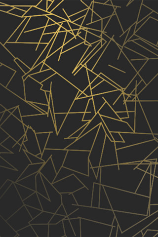 Black gold background lines shapes - a wireframe diagram free wallpaper for mobile