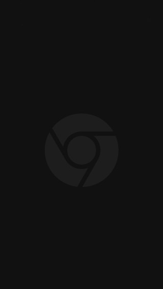 Black background white circle bottom - chrome free wallpaper for mobile