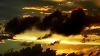 Cloudy sky plane flying distance - cloudy sky free wallpaper for desktop