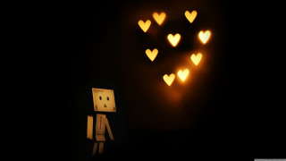 Wooden block heart light small - it next free wallpaper