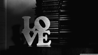 Metal love sign table books - top of a table next free wallpaper