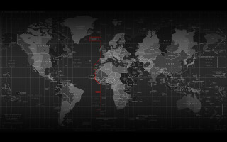 World map red line black - the map free wallpaper