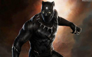 Black panther dark room red - a black mask free wallpaper