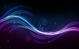 Purple blue wave swirls side 2 - vibrant color free wallpaper