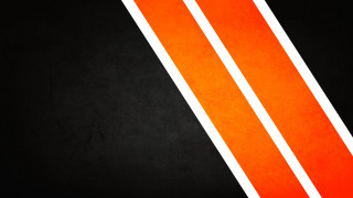 Black orange striped wall white - suprematism free wallpaper