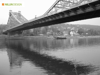 Bridge river boat houses cloudy - christo free wallpaper