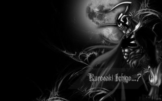 Demon fullmoon blackwhite photo text - rob rey and kentaro miura style free wallpaper for desktop