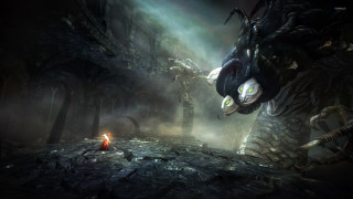 Person dragon demon cave dark - a dark cave free wallpaper