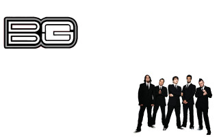 Group men suits standing white - a diagram free wallpaper