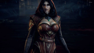 Woman costume dark room hood - a hood free wallpaper