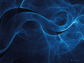 Blue abstract background wavy black - arcane free wallpaper