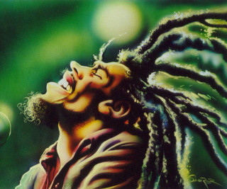Man dreadlocks eyes closed painting - dreadlock free wallpaper for desktop
