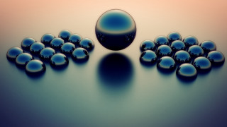 Balls table blue surface pink - a group of balls free wallpaper