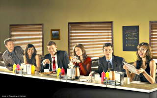 Group people table menu sitting - dan scott free wallpaper