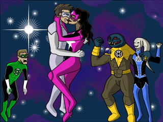 Cartoon characters purple background stars 3 - benjamin marra free wallpaper for desktop