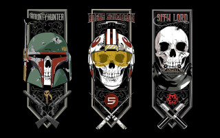 Helmets swords skull middle image - war free wallpaper for desktop