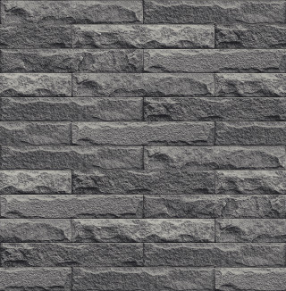 Black white brick wall border 2 - texture free wallpaper