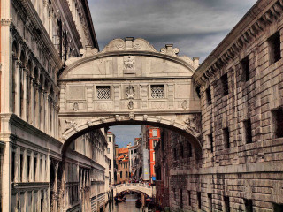 Bridge canal boat people eastasia - stuckism free wallpaper